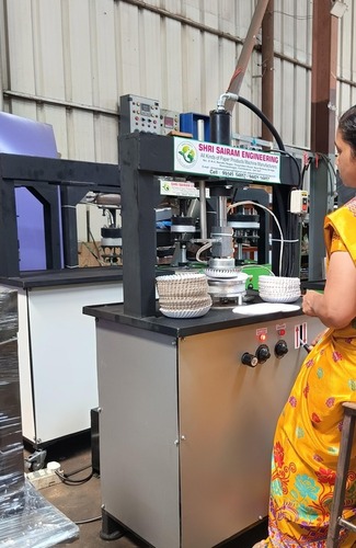 Single Dye Hydraulic Paper Plate Making Machine - Capacity: 8 Ton/Day