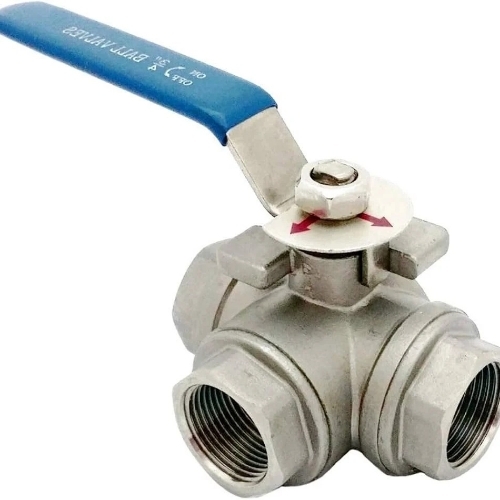 Stainless Steel 3 Way Ball Valve