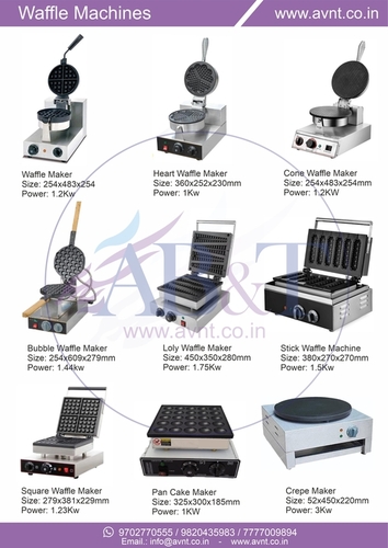 Square Waffle Maker 6 Slots