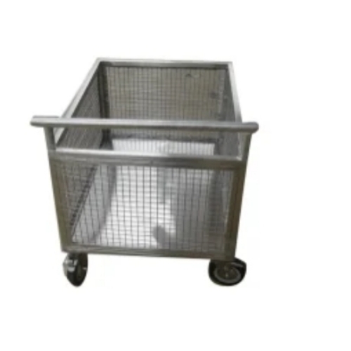 Stainless steel cage trolley