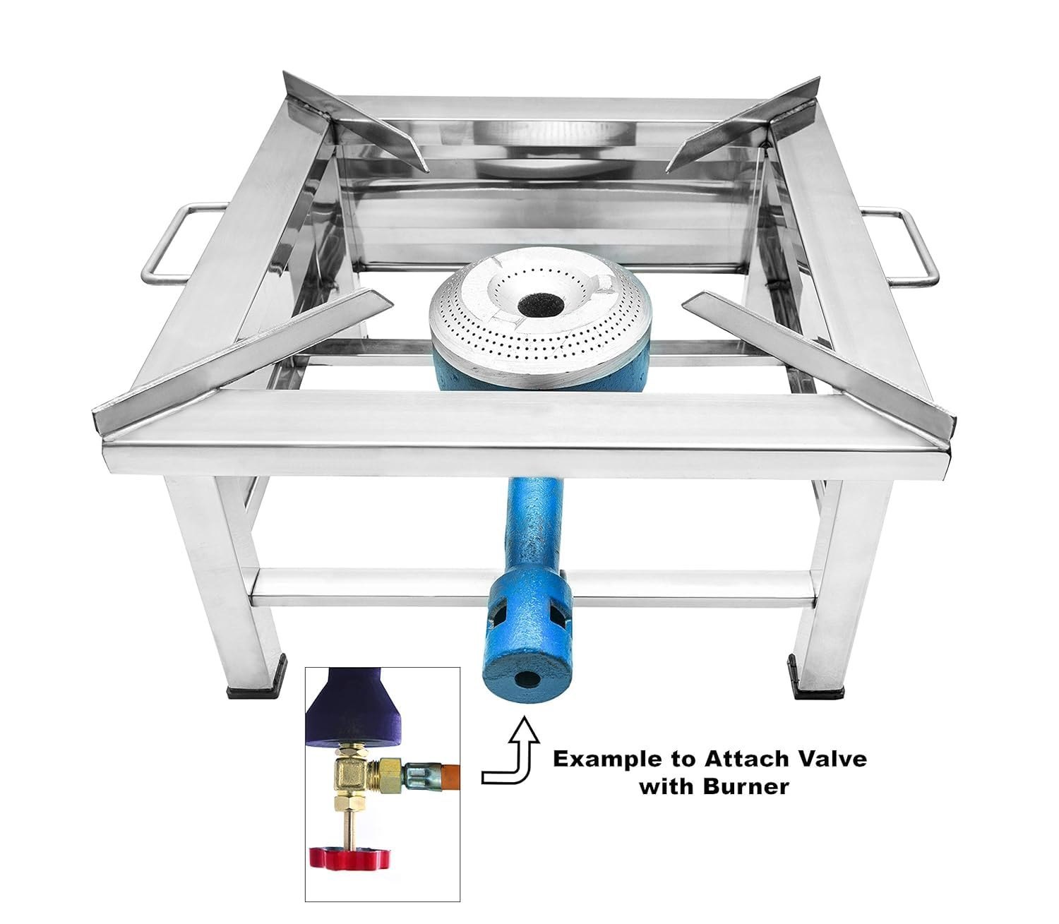 Stainless Steel Single Bhatti Gas Stove