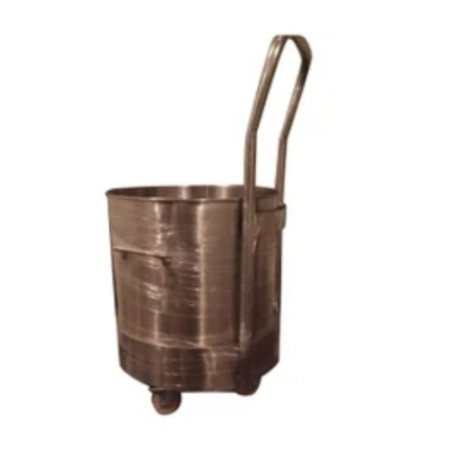 Stainless steel trolley container 