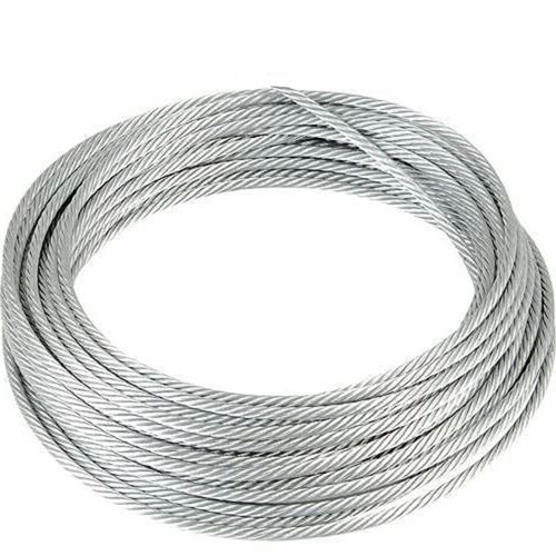 Stainless Steel Wire Rope - Color: White