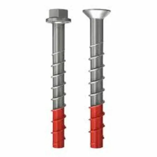 Ultracut FBS II US Concrete Screw - Stainless Steel, Silver, Polished | Durable, High Strength, Corrosion Resistant, Commercial Use