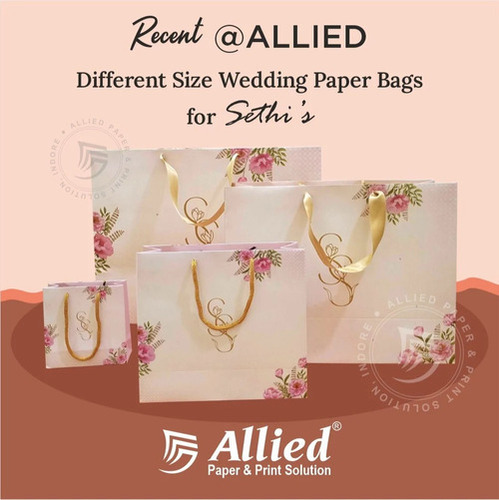Floral Printed Paper Bags