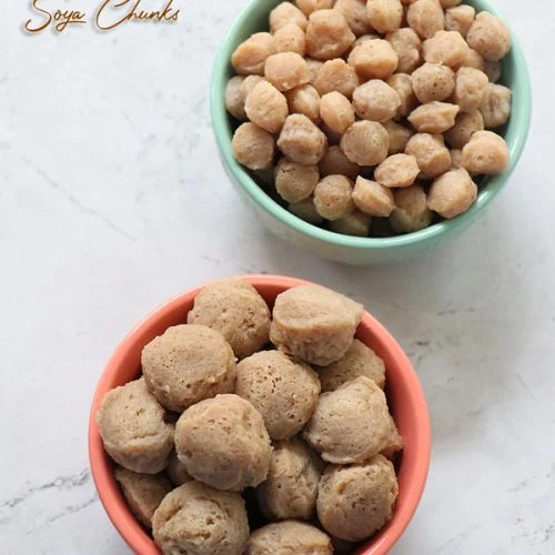 Low Fat Soya Chunks - Flavor: Nut