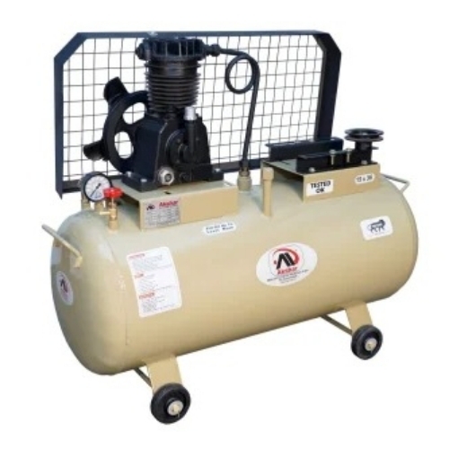 Portable Air Compressor - Color: White And Black