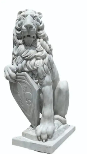Marble Lion Statue