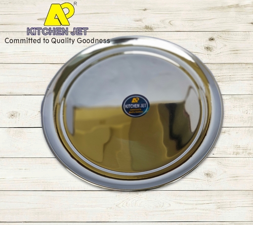 Stainless Steel Rajbhog Dinner Plate