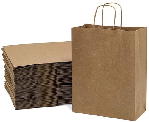 Brown Paper Bags - Coating Type: Yes