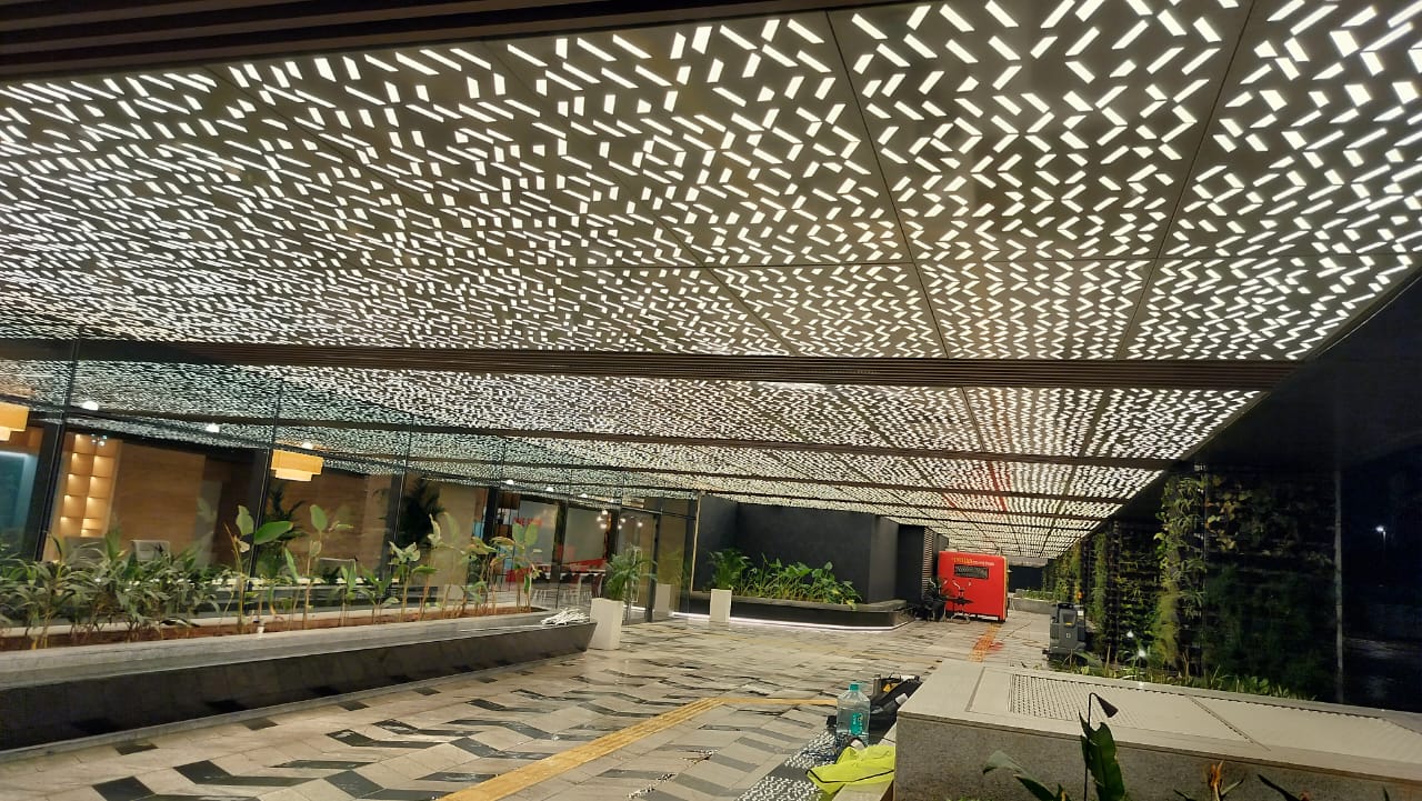 Iceil Metal Perforated Illuminated Ceiling