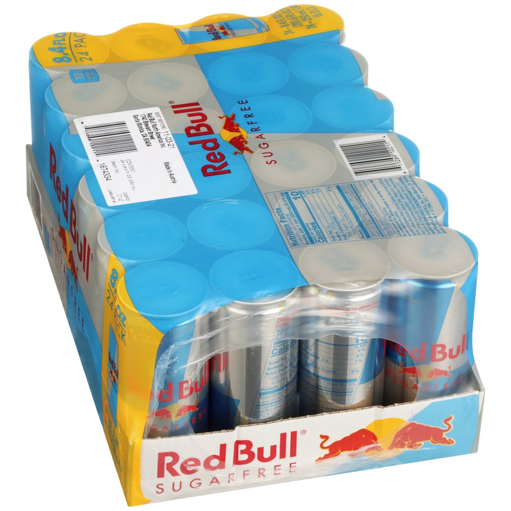 Red Bull Energy Drink Sugar Free 250 Ml (24 Pack) - Features: Healthy