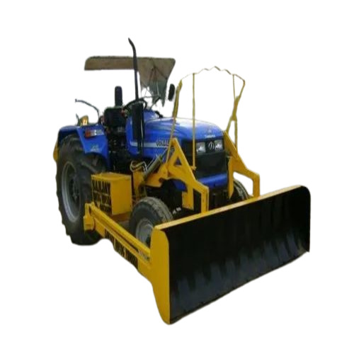 Yellow Tractor Mounted Front Dozer