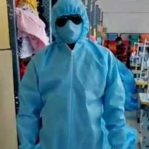 Non woven disposable coverall
