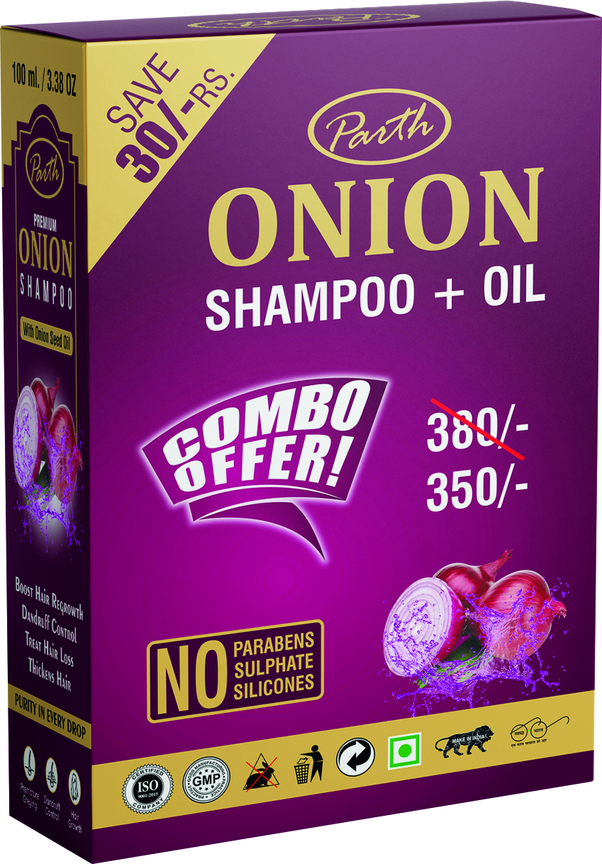 Onion Hair Oil Shampoo Combo Pack
