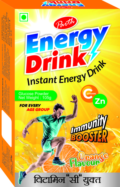 Orange Energy Drinks