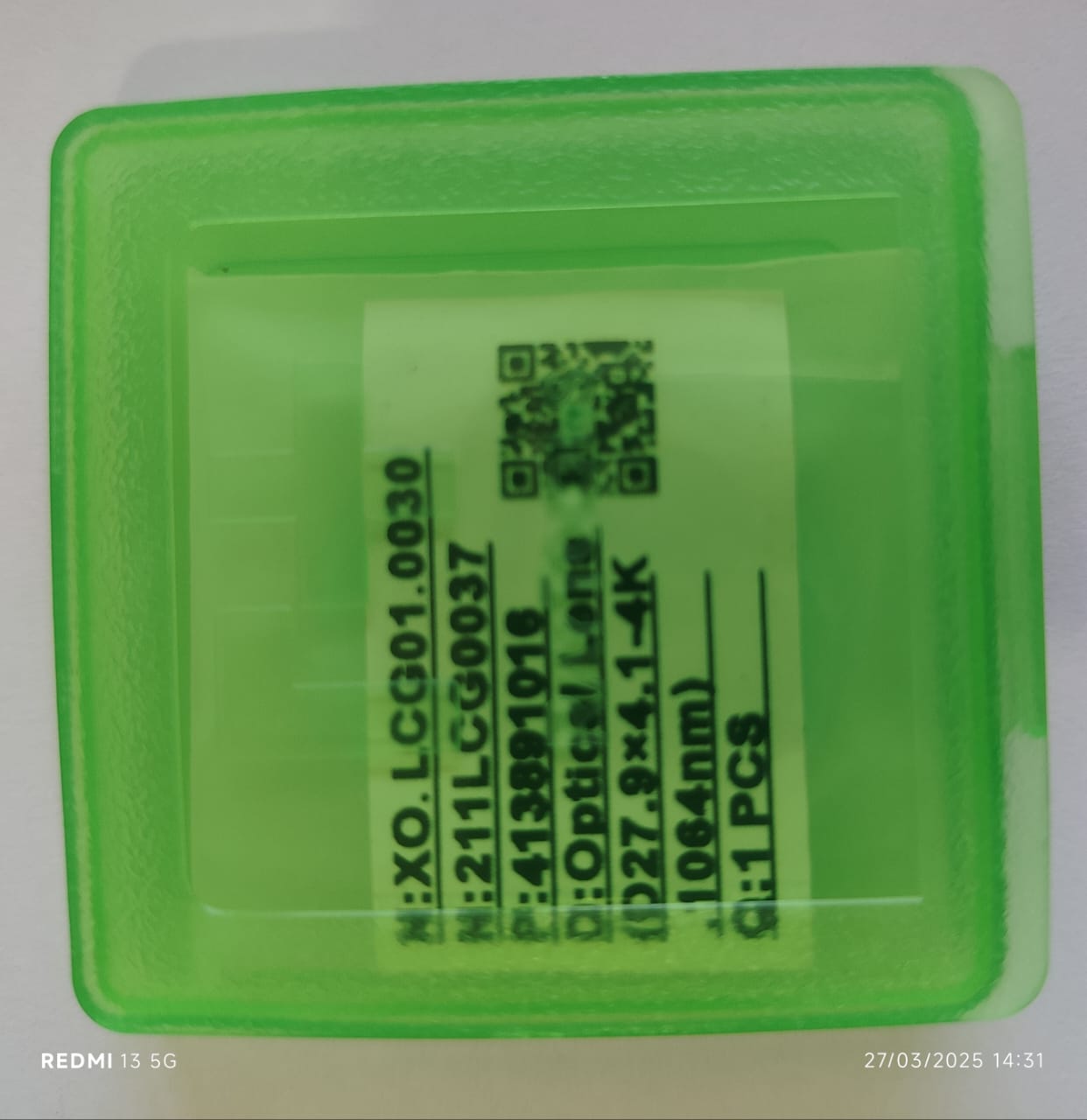 Raytools Laser Protective Lens 27.9*4.1 - Cover Material: Plastic
