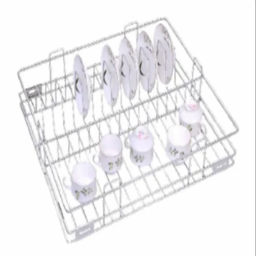Stainless Steel Cup And Saucer Basket
