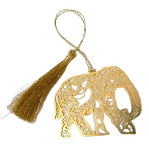 Elephant Brass Bookmark