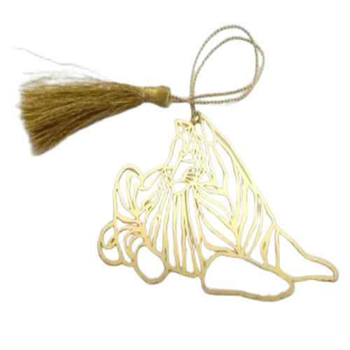 Lion Brass Bookmark