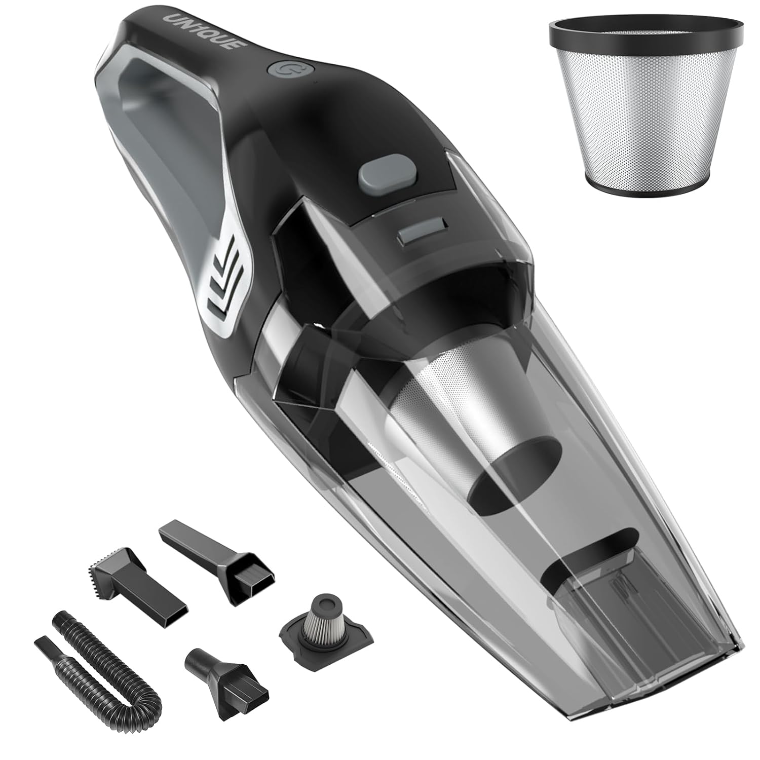 Portable Car Vacuum Cleaner - Material: Plastic