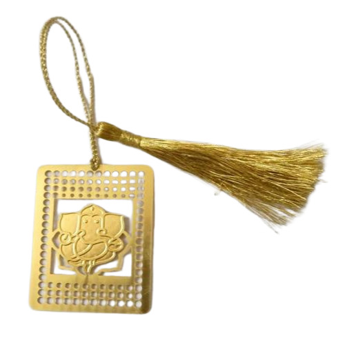 Rectangle Brass Bookmark