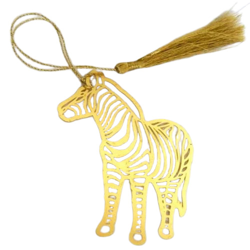 Zebra Metal Bookmark