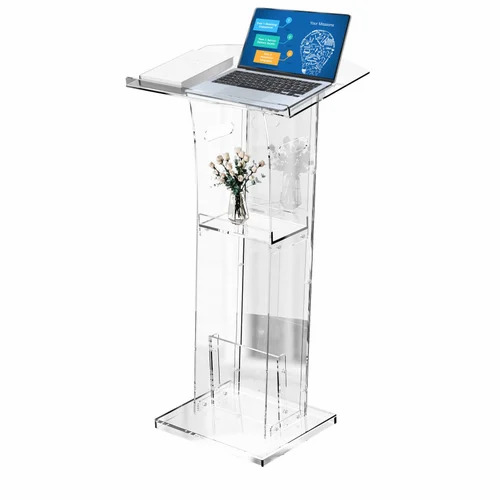 Acrylic Transparent Podium Stand