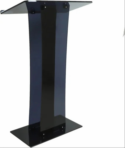 Black Acrylic Podium