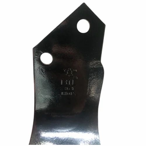 Boron Steel Rotavator Blade - Color: Black