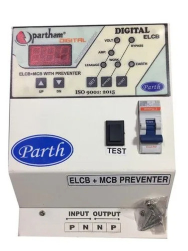 Earth Leakage Circuit Breaker - Color: White