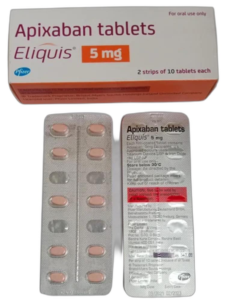 Eliquis 5Mg Tablet For Blood Clots - Feature: Safe