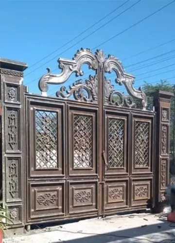 Fancy Entry Gate - Color: White