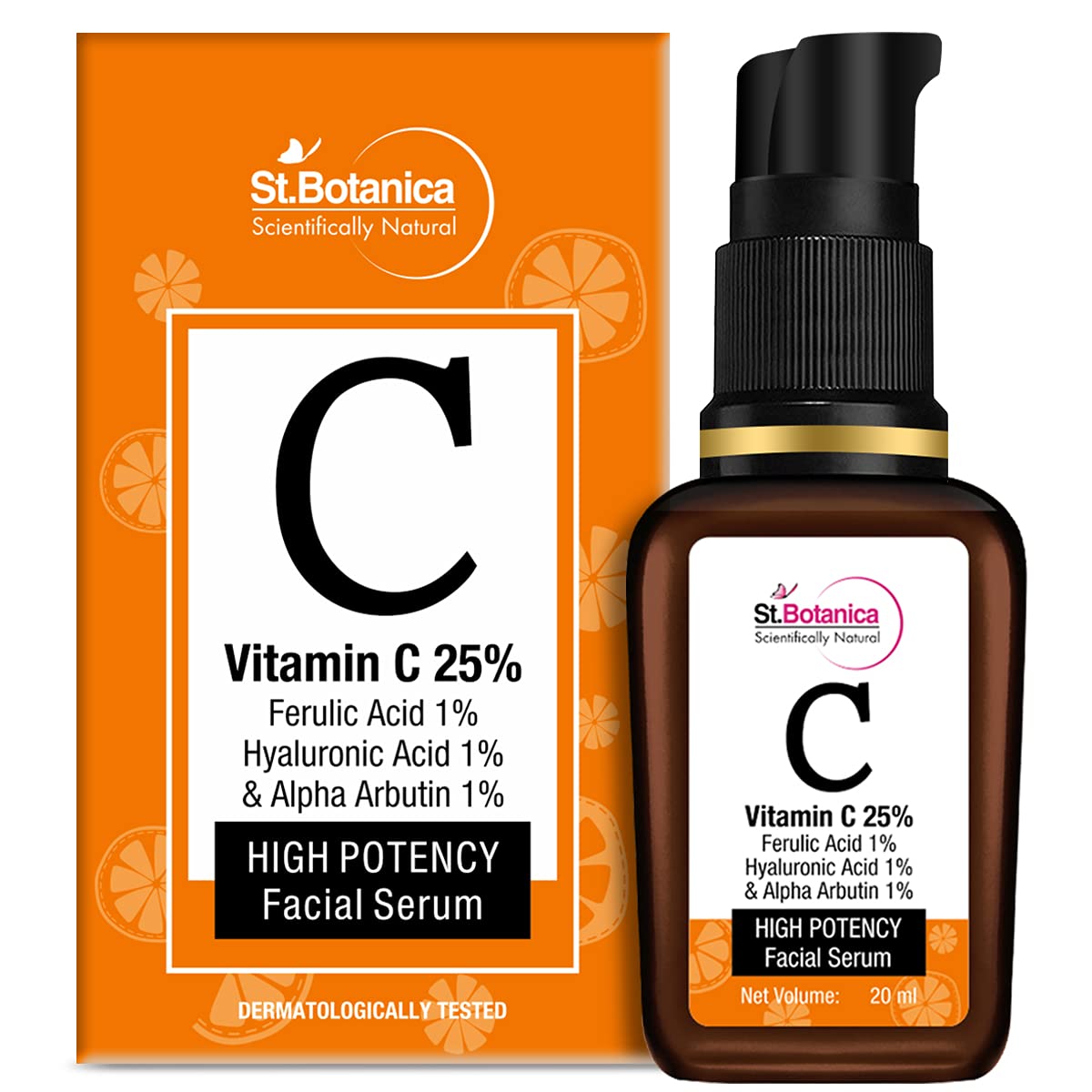 St. Botanica Vitamin C 25% Facial Serum (20 Ml) - Age Group: Adult