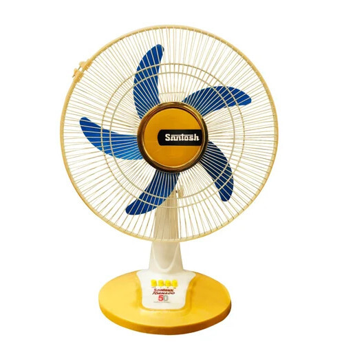 16 Inch Tornado Table Fan - Color: Yellow+Blue