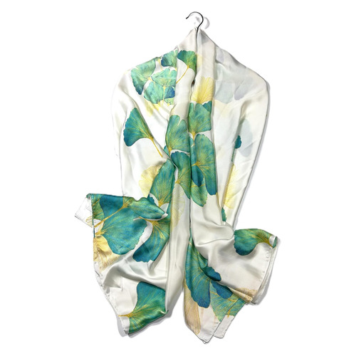 Floral Dilian Blossom Silk Scarf