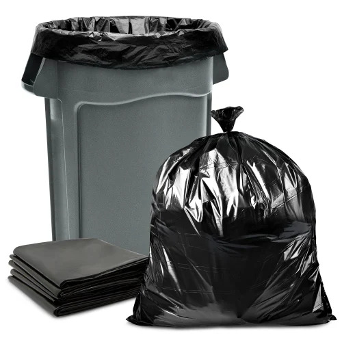 Black Plastic Garbage Bags - Coating Type: Yes