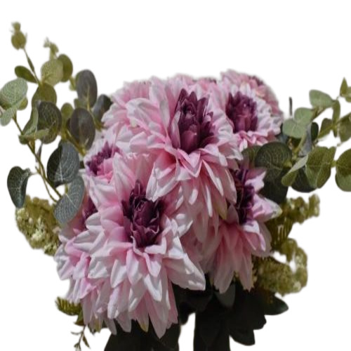 Light Pink Artificial Dahlia Flowers
