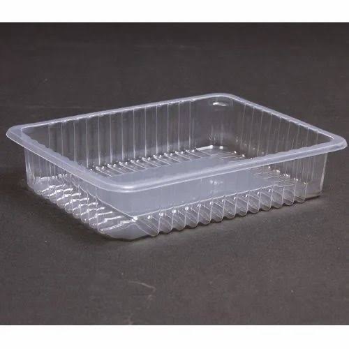Plastic good tray