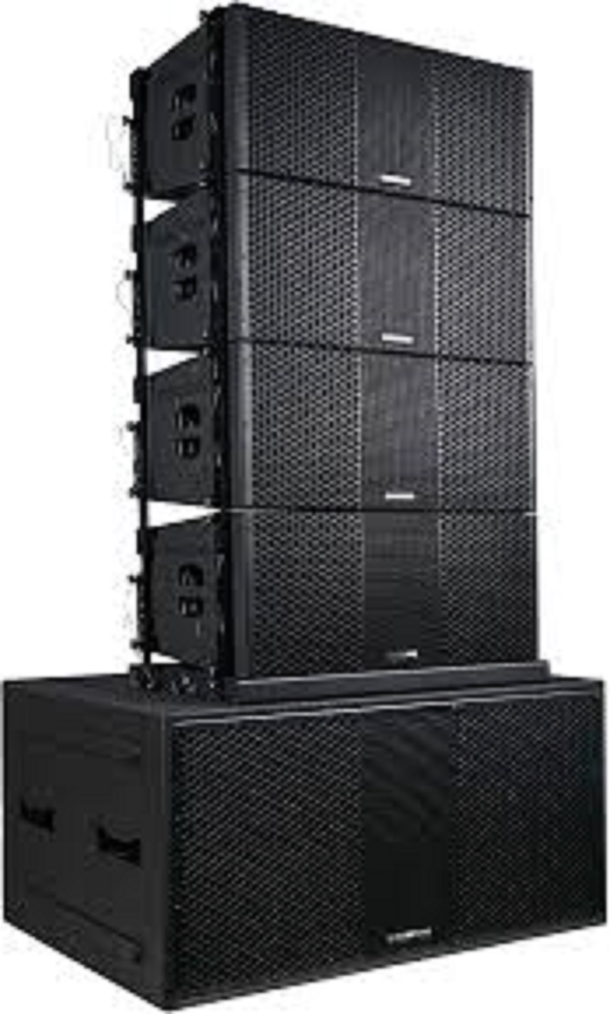 Sound Town Line Array Set 4 X Dual 10 Speakers 1 Frame