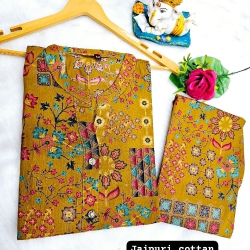 Yellow kurti