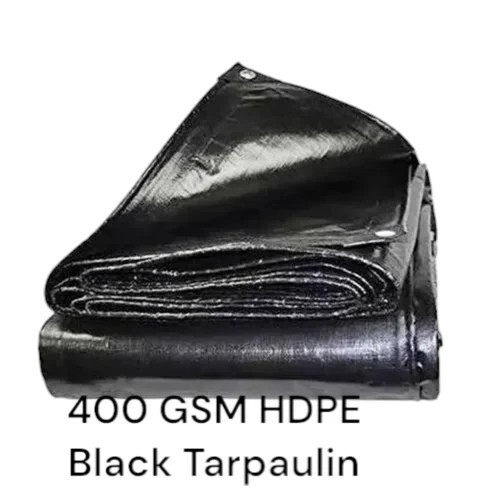 400 GSM HDPE Black Tarpaulin