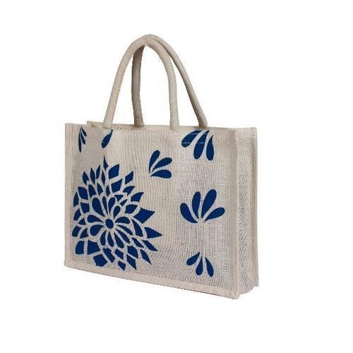Printed Designer Jute Bag