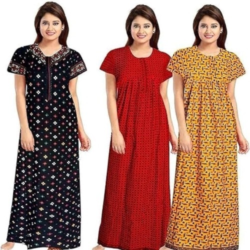 Multi Color Woman Nighty