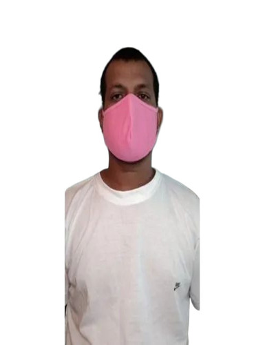 Pink Cotton Face Mask