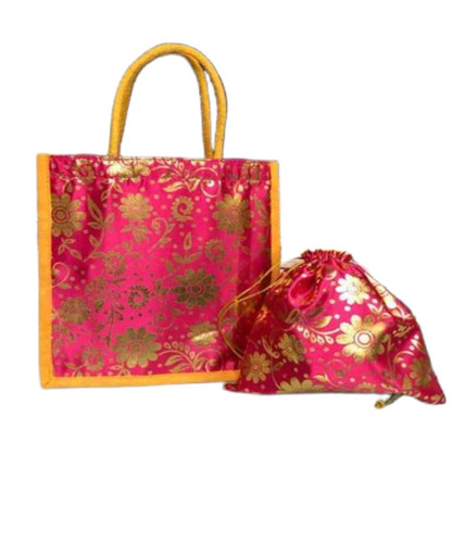 Pink Jute Bags