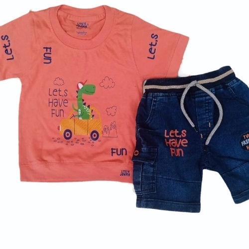 Cotton tshirt pant set