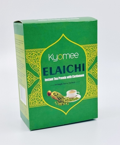 Kyomee Instant Cardamom Tea Premix Sachets - Shelf Life: 9 Months