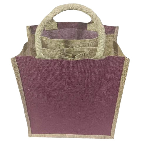 Six Bottle Jute Bag