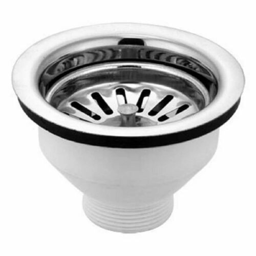 Steel Sink Waste Coupling - Finish: Satin